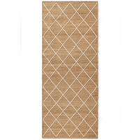LÄUFER 80/200 cm Kunu  - Sandfarben/Weiß, Basics, Textil (80/200cm)
