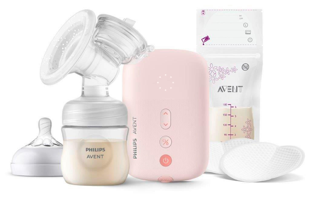 SET ZA DOJENJE   - Basics, plastika (20,2/10,9/27,9cm) - Avent