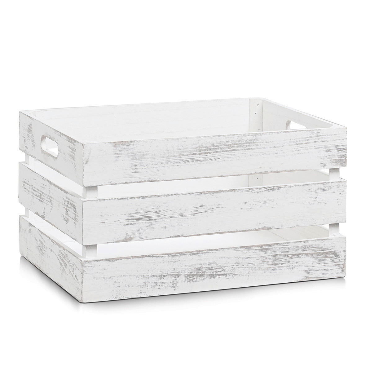 DEKOKISTE - Weiß, Basics, Holz (39/29/21,5cm) - Zeller Present