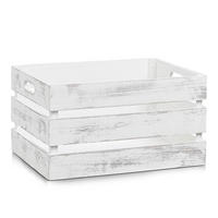 DEKOKISTE - Weiß, Basics, Holz (39/29/21,5cm) - Zeller Present