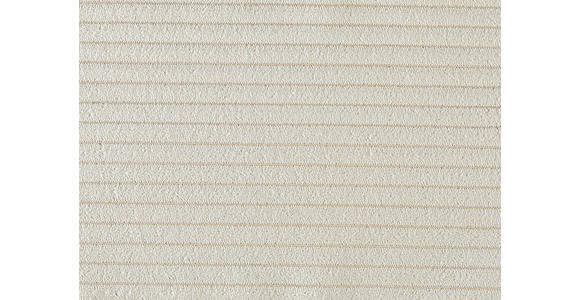 2-SITZER-SOFA Cord Creme  - Creme/Schwarz, KONVENTIONELL, Textil/Metall (207/75/104cm) - Carryhome