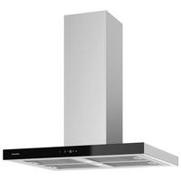 DUNSTABZUGSHAUBE ISOLA90E1  - Edelstahlfarben, Basics, Metall (89,8/60,0-93,0/66,8cm) - Oranier