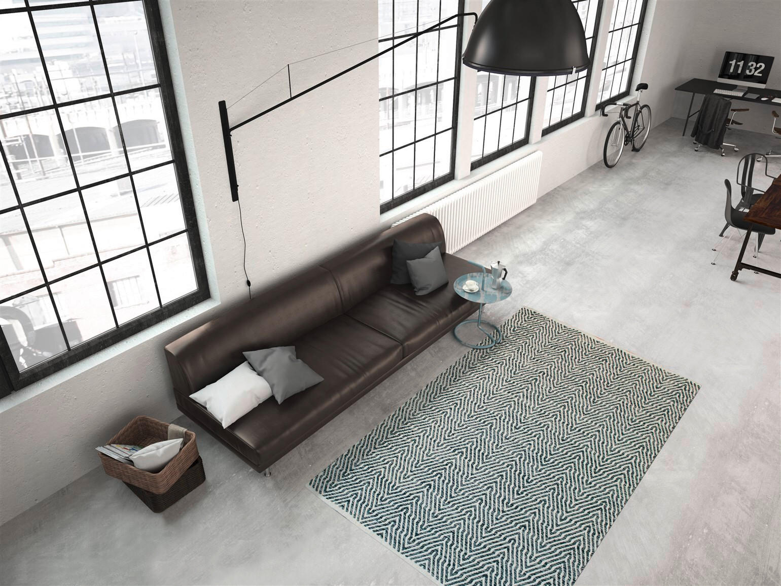 FLACHWEBETEPPICH 80/150 cm Grau - Grau, KONVENTIONELL, Textil (80/150cm)
