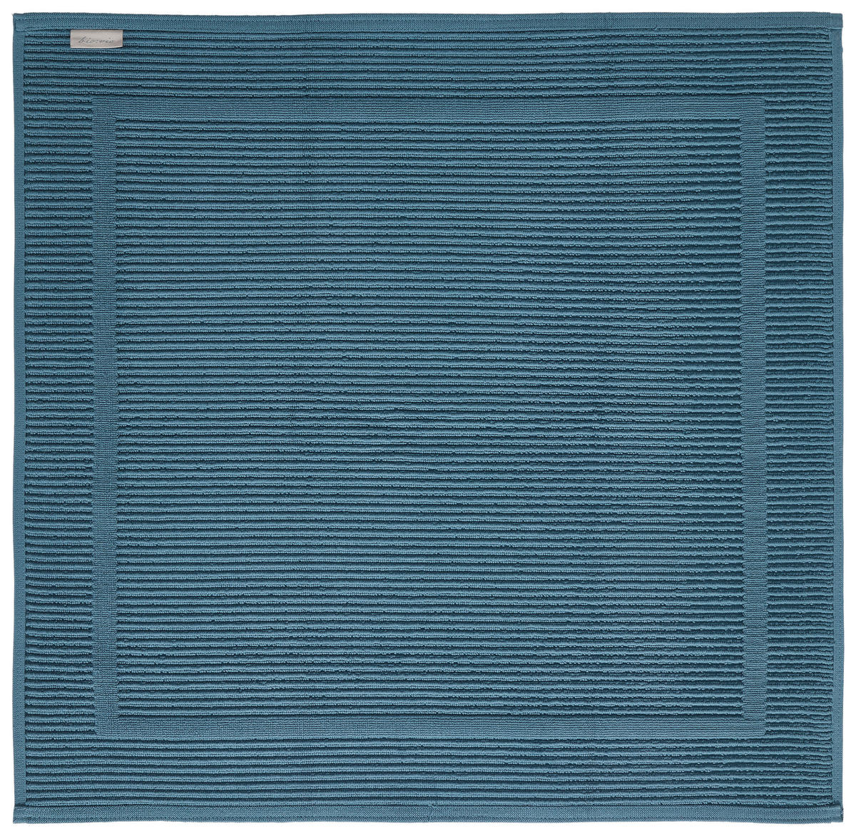BADEMATTE Petrol 50/60 cm  - Petrol, Basics, Textil (50/60cm) - Bio:Vio