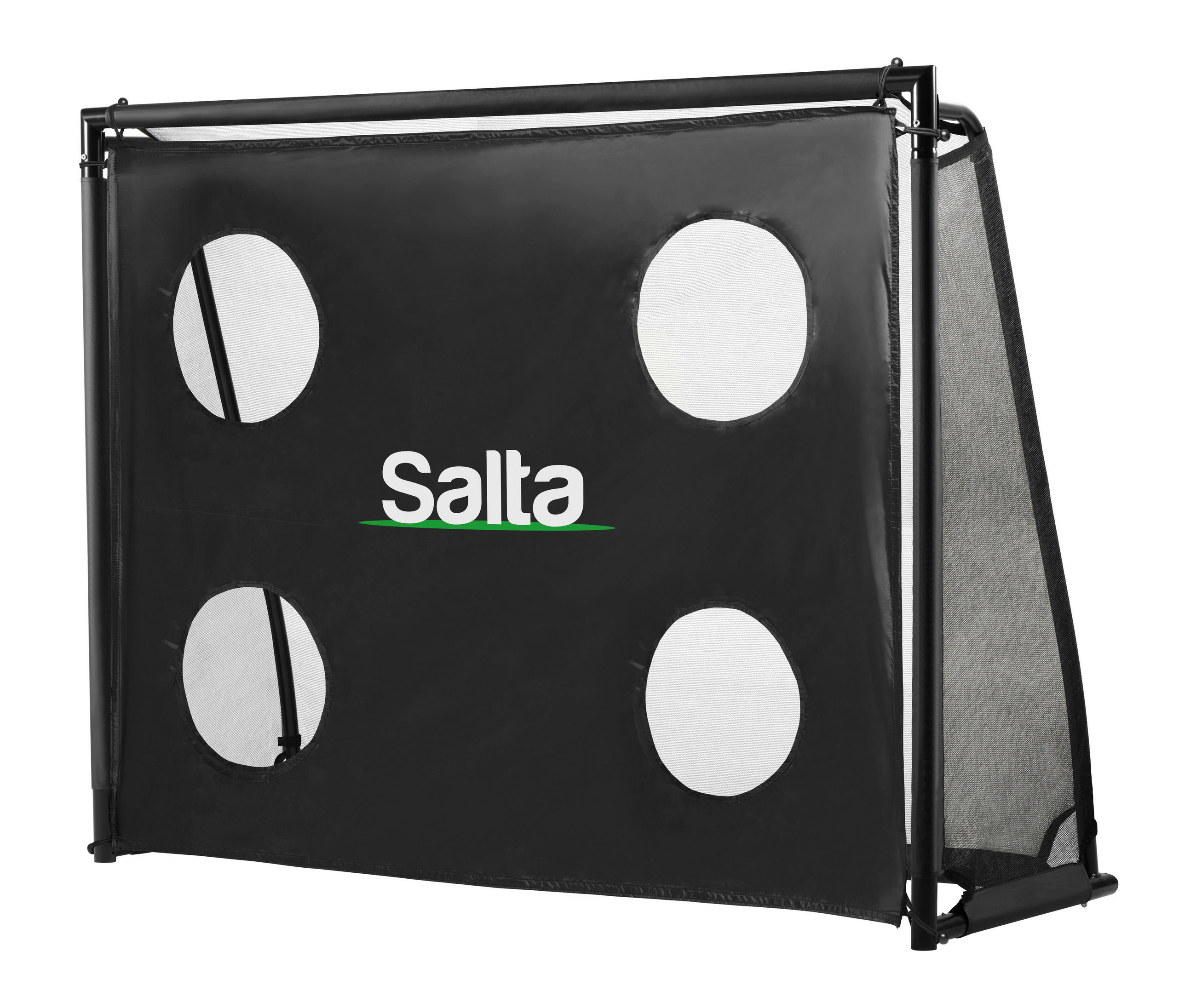 FUßBALLTOR  - Schwarz, KONVENTIONELL, Kunststoff/Metall (220/170/80cm) - Salta