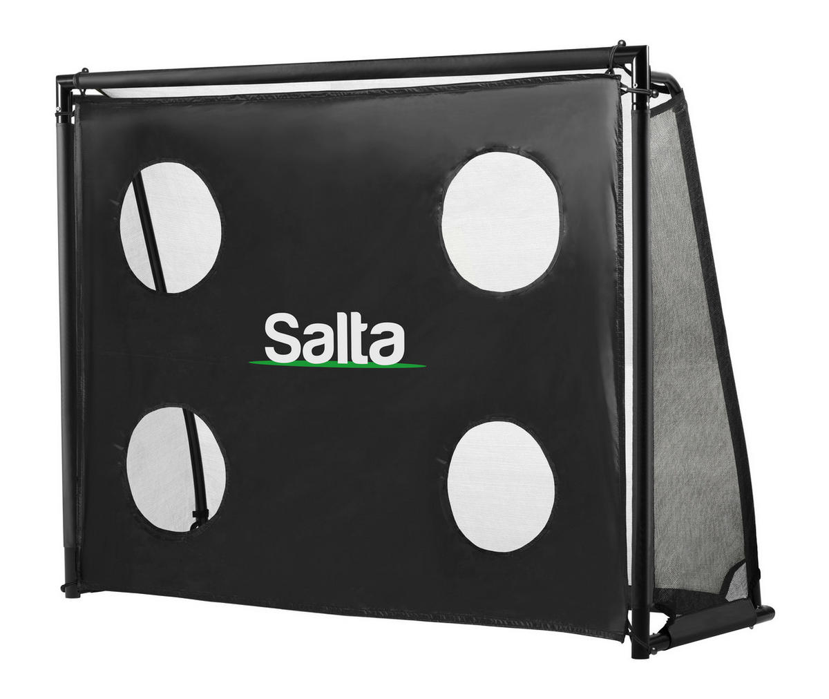 FUßBALLTOR - Schwarz, KONVENTIONELL, Kunststoff/Metall (220/170/80cm) - Salta