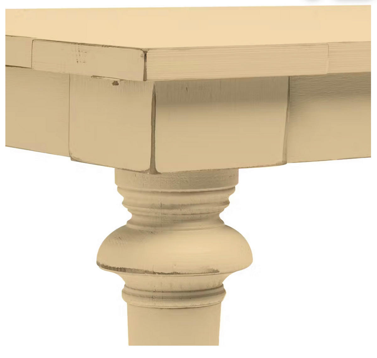 ESSTISCH Pinie massiv rechteckig Elfenbein  - Elfenbein, LIFESTYLE, Holz (182/76/90cm) - Livetastic