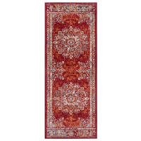 LÄUFER 80/240 cm Luxor  - Rot/Multicolor, Design, Kunststoff/Textil (80/240cm)