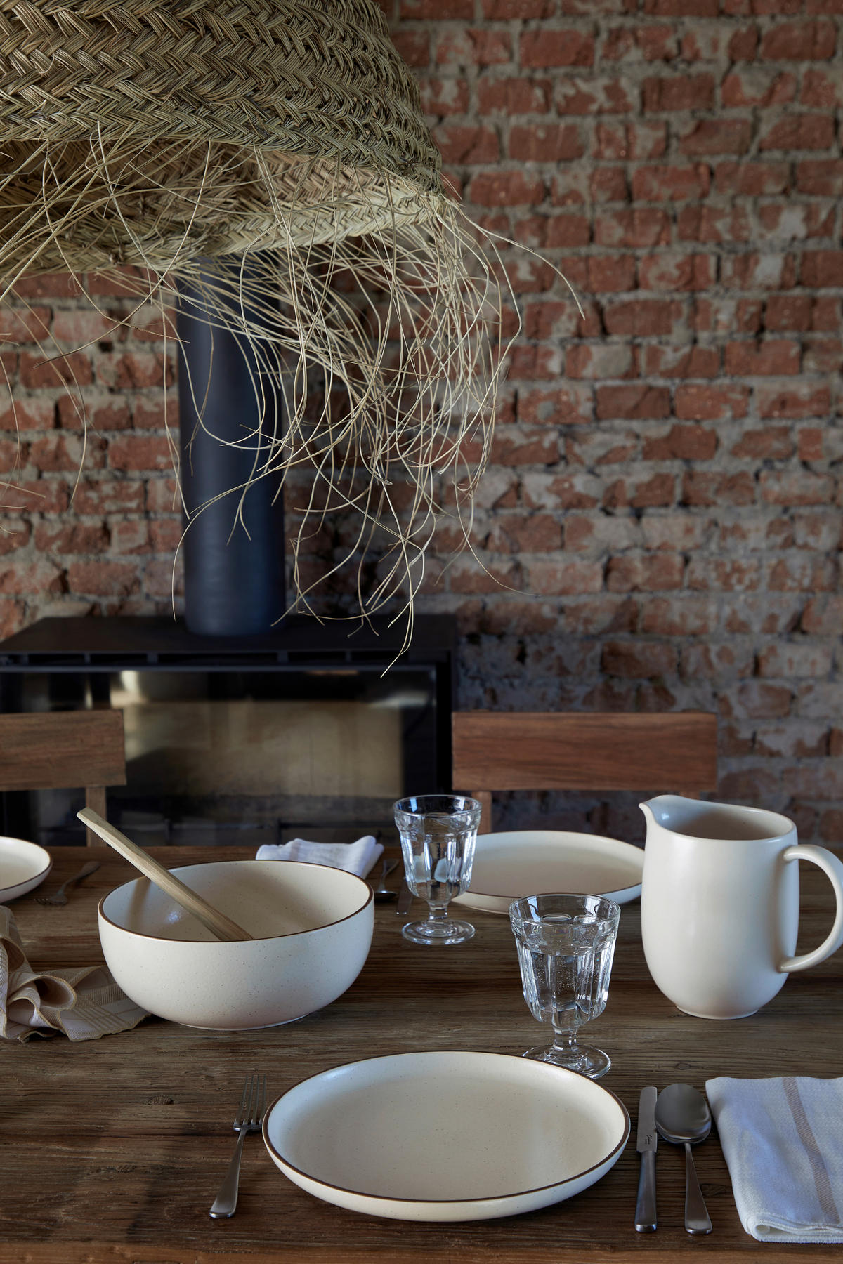 KOMBISERVICE Braun, Beige PACIFICA 12-teilig 4 Personen  - Beige/Braun, Basics, Keramik - Costa Nova