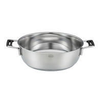 SERVIERPFANNE SILENCE PRO 28 cm  - Grau Hochglanz, Basics, Metall (28cm) - Rösle