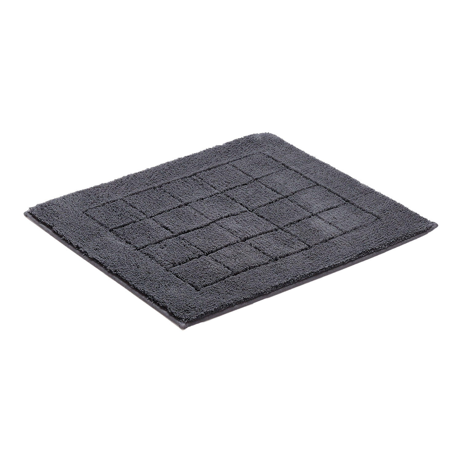 KUPATILSKA PROSTIRKA Exclusive  tamnosiva 55/65 cm  - tamnosiva, Osnovno, tekstil/plastika (55/65cm) - Vossen