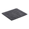 KOPALNIŠKA PREPROGA Exclusive  temno siva 55/65 cm  - temno siva, Basics, umetna masa/tekstil (55/65cm) - Vossen
