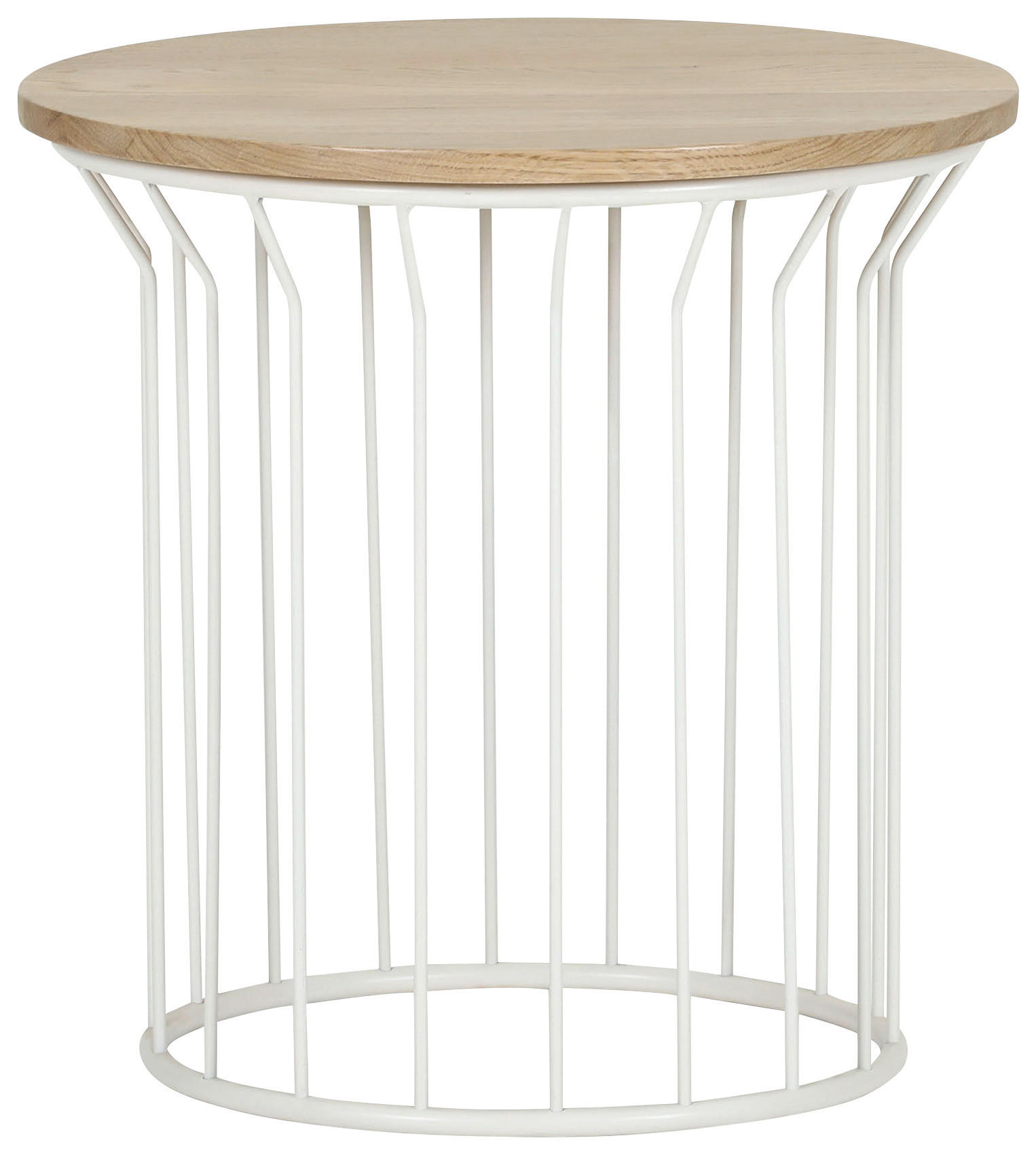 Landscape ODKLÁDACÍ STOLEK, dub, přírodní barvy, bílá, barvy dubu