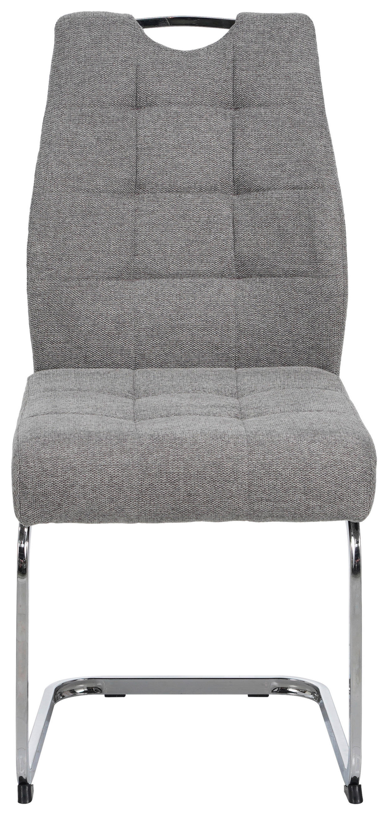 SCHWINGSTUHL  in Eisen Cord  - Chromfarben/Braun, Design, Textil/Metall (46/96/61.5cm) - Carryhome