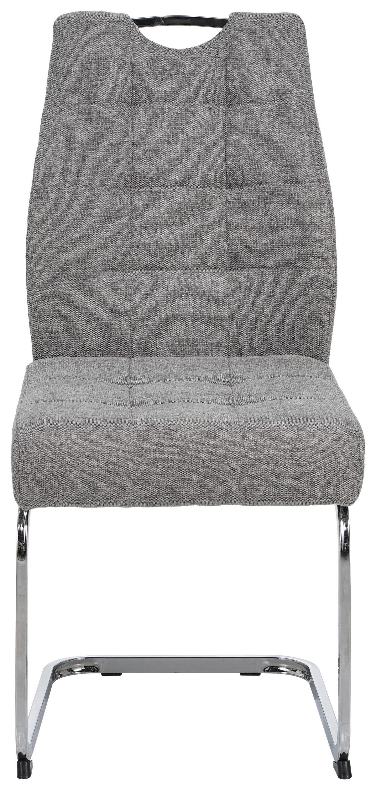 SCHWINGSTUHL  in Eisen Cord  - Chromfarben/Braun, Design, Textil/Metall (46/96/61.5cm) - Carryhome