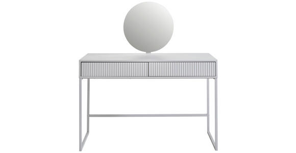 SCHMINKTISCH 120/50/128,5 cm, Kaschmir  - Kaschmir, Design, Glas/Holzwerkstoff (120/50/128,5cm) - Carryhome