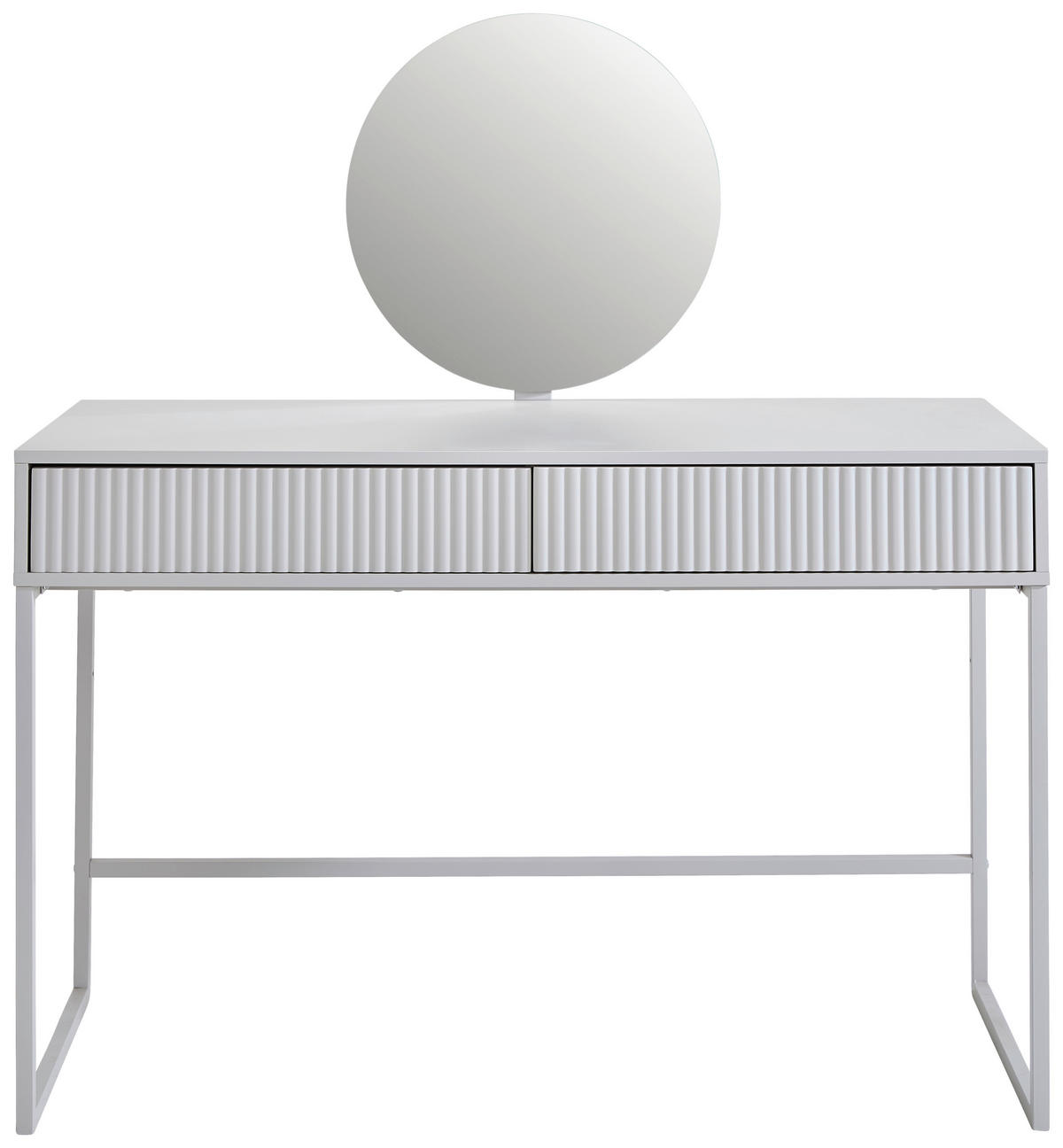 SCHMINKTISCH 120/50/128,5 cm, Kaschmir  - Kaschmir, Design, Glas/Holzwerkstoff (120/50/128,5cm) - Carryhome