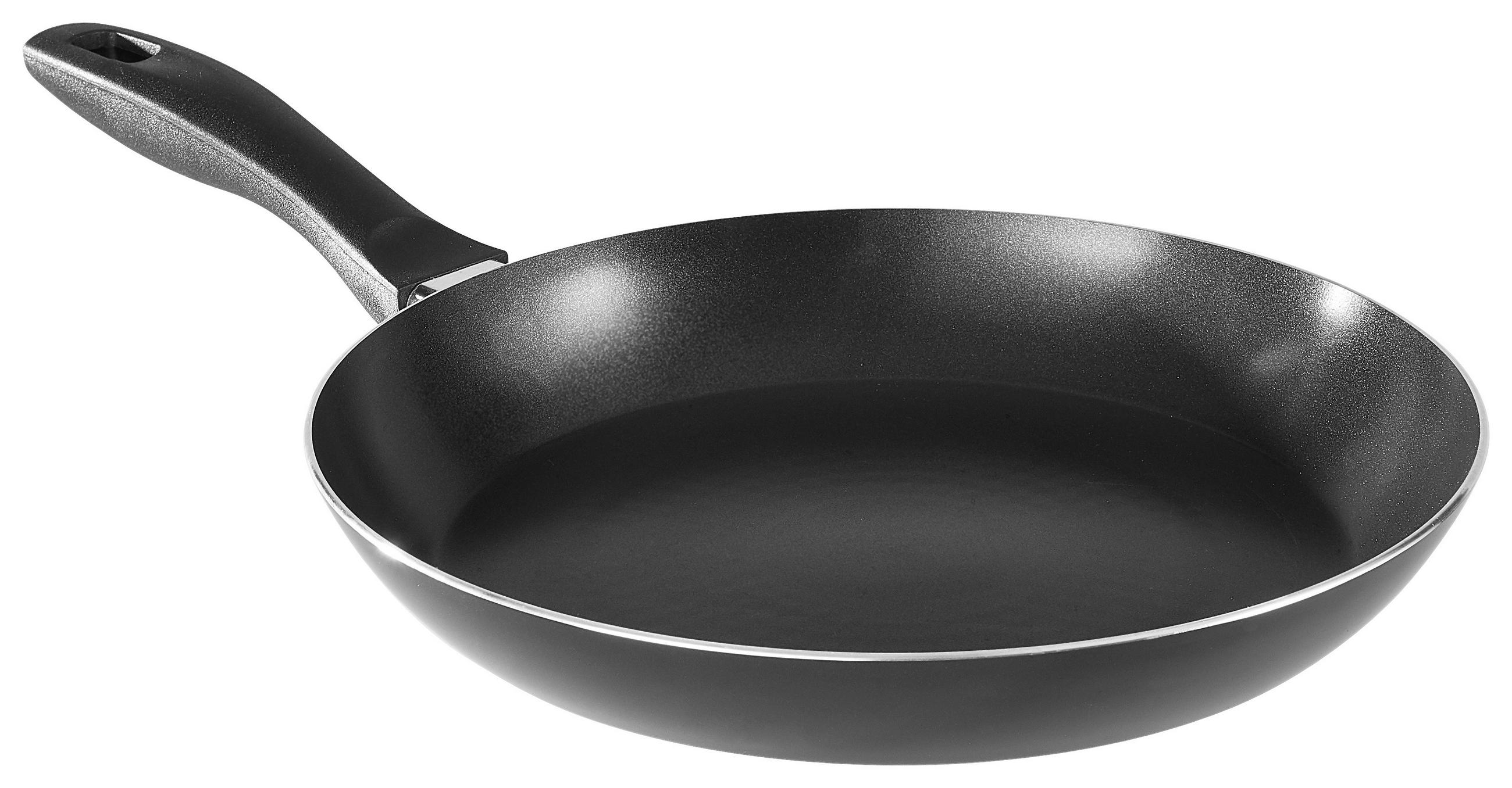 BRATPFANNE 28 cm  - Schwarz, Basics, Metall (28cm) - Boxxx