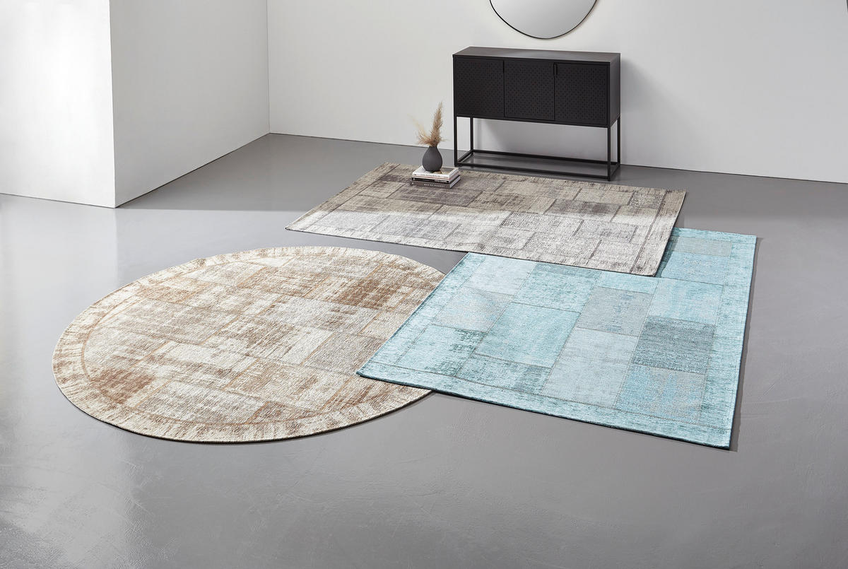 FLACHWEBETEPPICH 200/290 cm Grau  - Grau, Trend, Textil (200/290cm) - Novel
