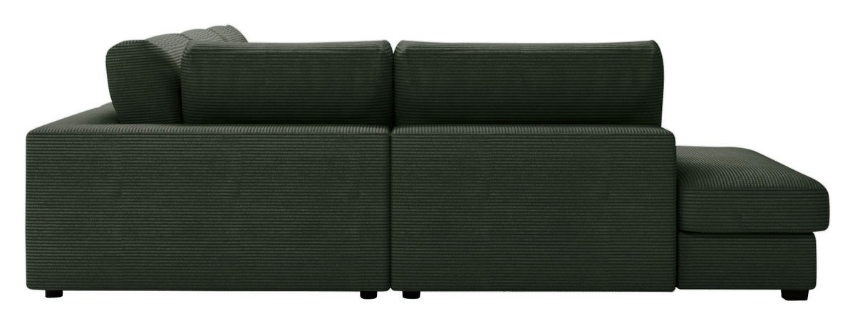 Freisteller von Carryhome ECKSOFA Dunkelgrün Cord.