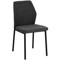 SCAUN in metal, textil antracit  - antracit/negru, Modern, metal/textil (46/86/53cm) - MID.YOU