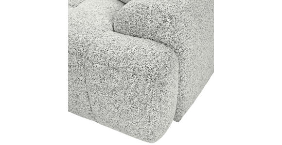 Ecksofa mit Funktion Creme Flachgewebe Zierkissen, Rückenkissen, Bettkasten, Schlaffunktion, Rücken echt, Liegefläche im Originalstoff  - Creme/Schwarz, KONVENTIONELL, Kunststoff/Textil (190/277cm) - Carryhome