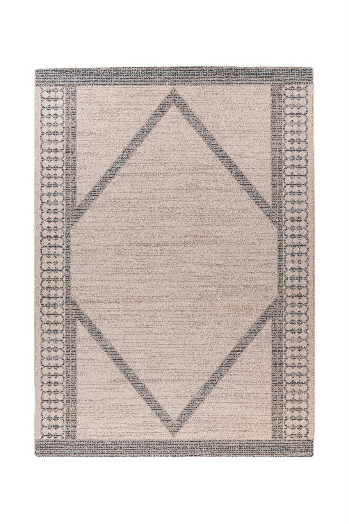 TEPPICH 80/150 cm Gene 325 Beige / Blau  - Blau/Beige, KONVENTIONELL, Textil (80/150cm)
