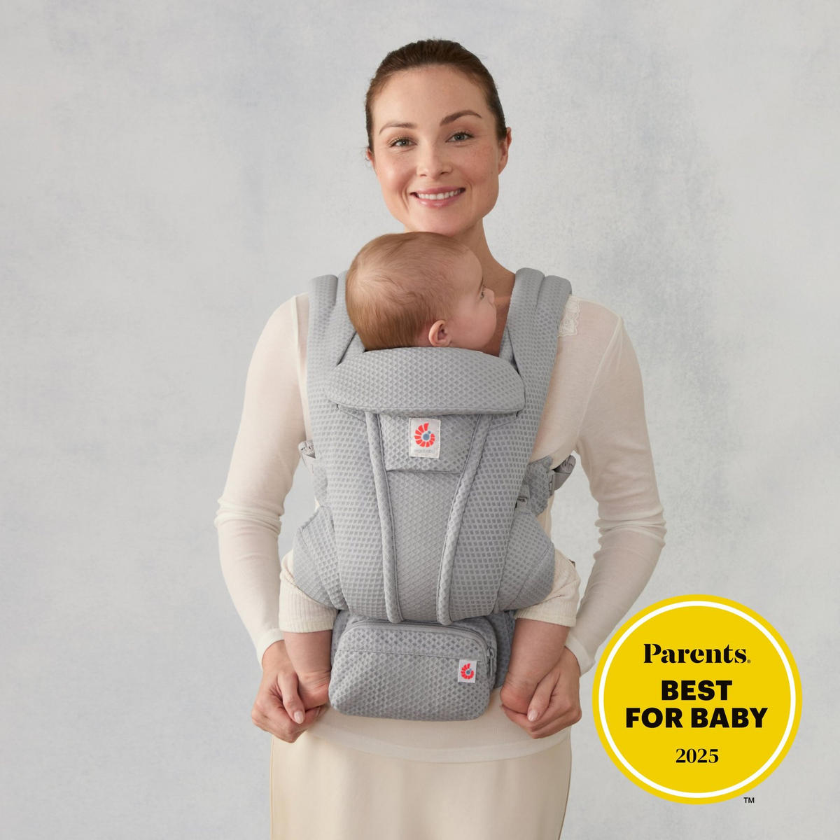 NOSILKA ZA DOJENČKA  Omni Deluxe Mesh  svetlo siva  - svetlo siva, Basics, tekstil (26.5/27.5/14.8cm) - Ergobaby