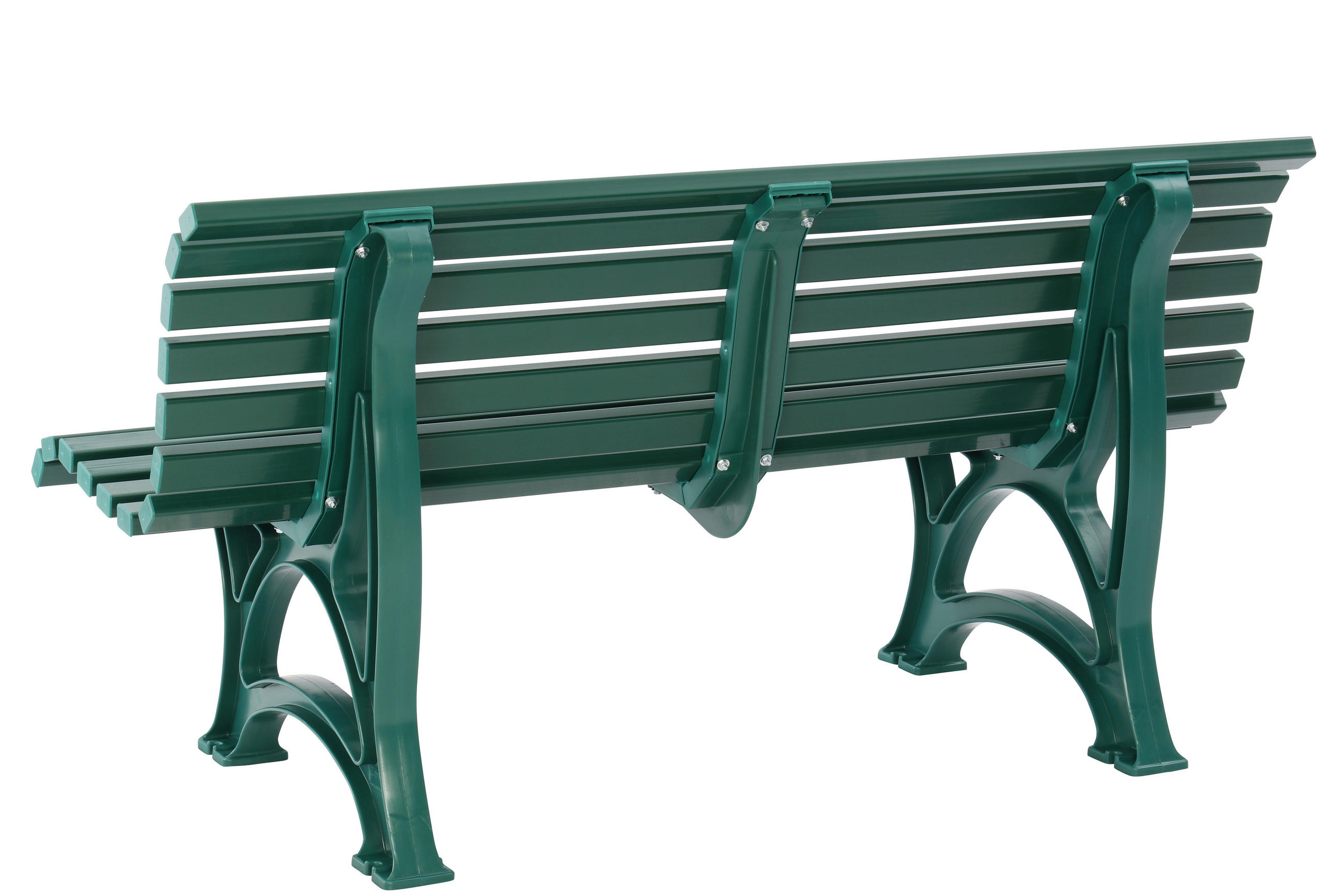 GARTENBANK 150/80/64 cm   - Grün, Basics, Kunststoff (150/80/64cm) - Modante