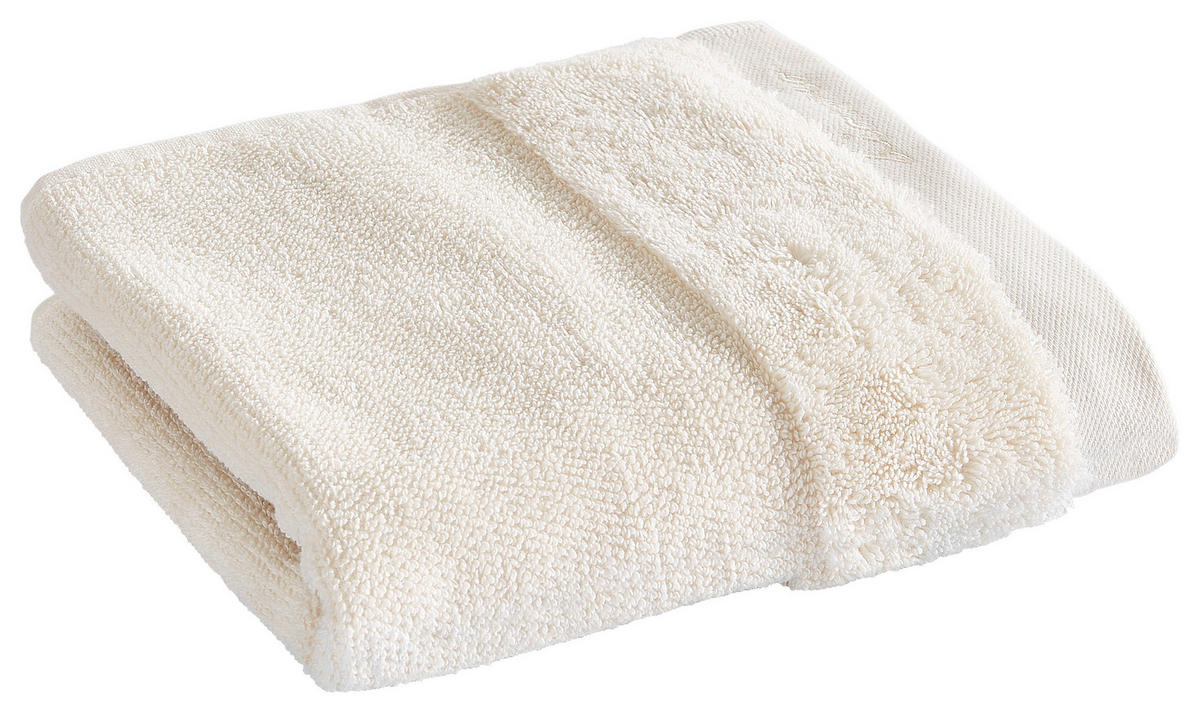 HANDDUK BONITA cremefärgad  - cremefärgad, Natur, textil (50/100cm) - Bio:Vio