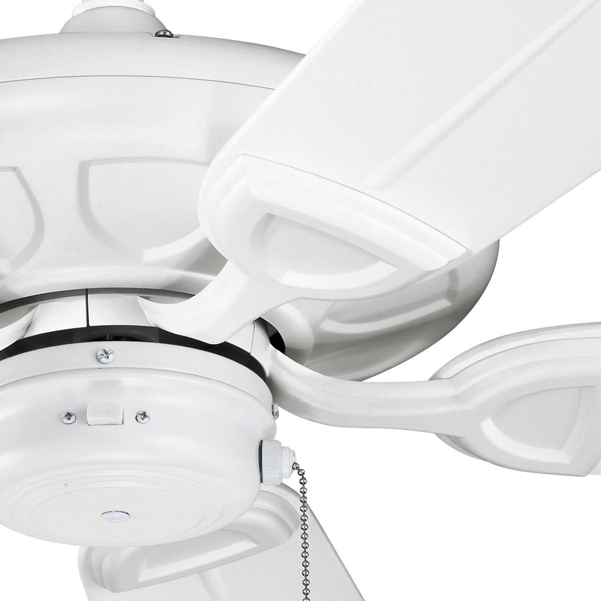 DECKENVENTILATOR  107/35 cm    - Weiss, Basics, Kunststoff/Metall (107/35cm) - Elstead Lighting