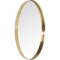WANDSPIEGEL   100/5 cm  in rund  - Messingfarben, LIFESTYLE, Glas/Metall (100/5cm) - Kare-Design