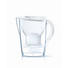 WASSERKARAFFE 2,4 l - Weiß, Design, Kunststoff (26,5/27,5/11cm)