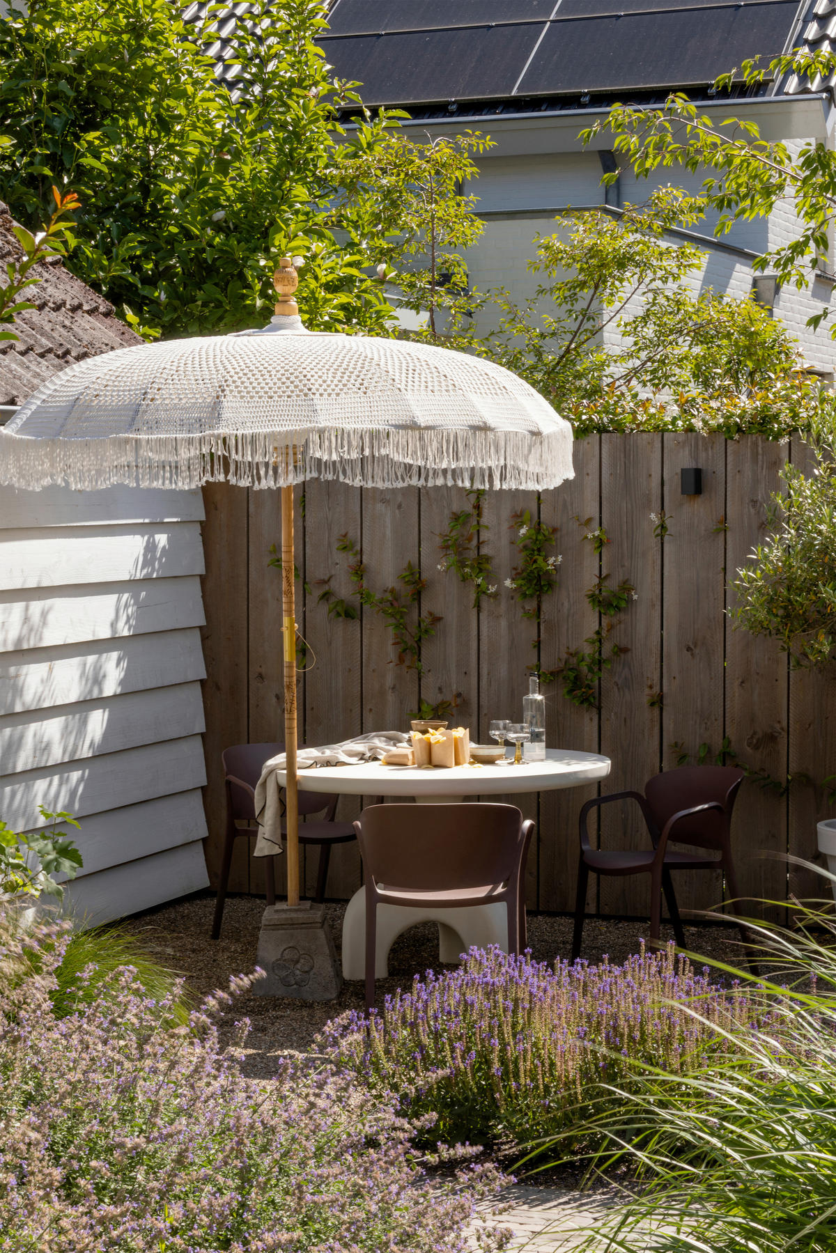 GARTENTISCH 120/120/76 cm Kunststoff rund  - Naturfarben, MODERN, Kunststoff (120/120/76cm) - Livetastic