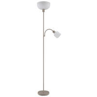 STEHLEUCHTE 26/178,7 cm    - Sandfarben/Schwarz, Design, Kunststoff/Metall (26/178,7cm) - Globo