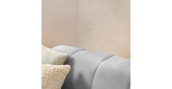 ECKSOFA in Chenille Greige 311/167 cm - Greige/Schwarz, Design, Textil/Metall (311/167cm) - Xora