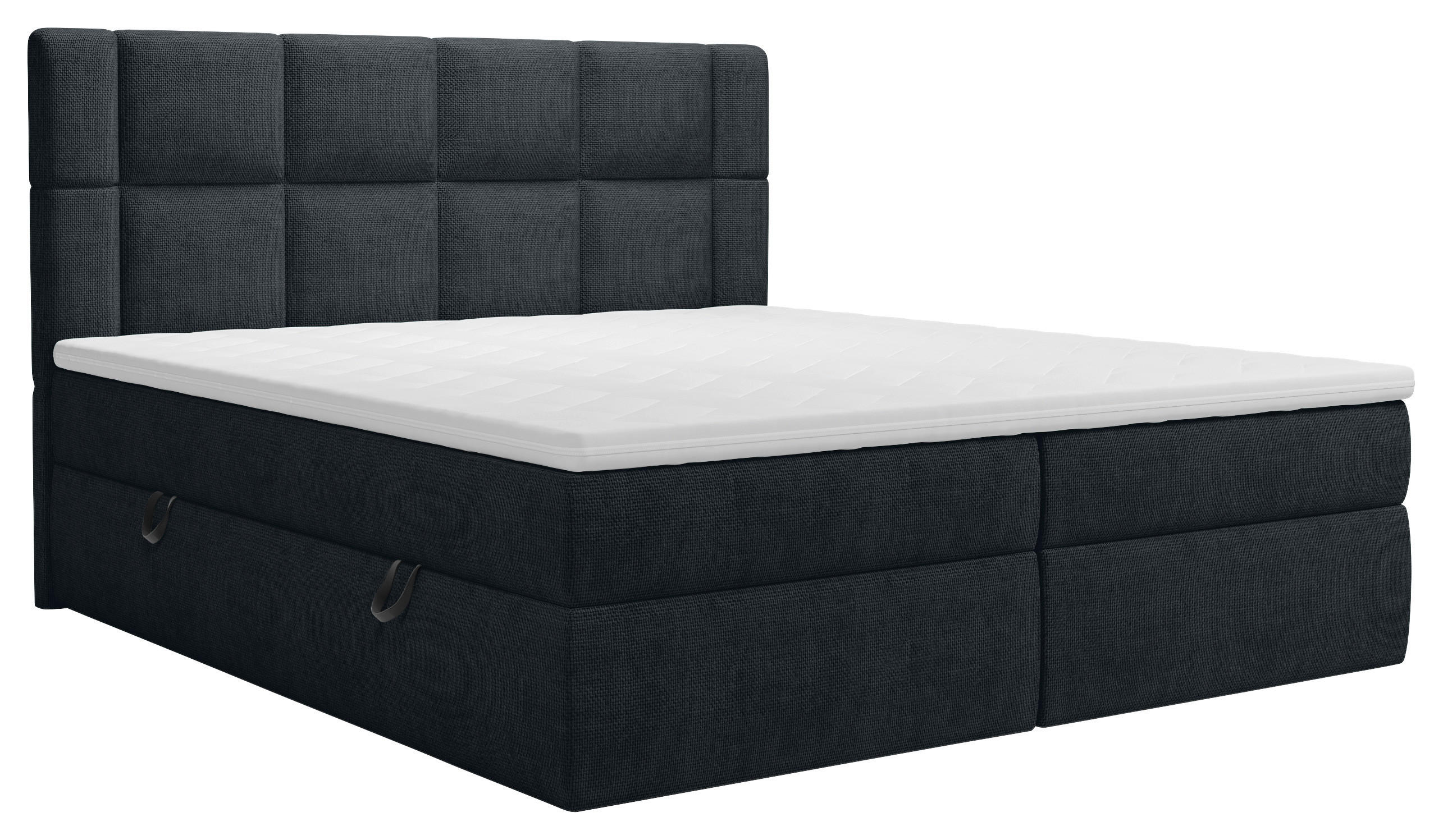 BOXBETT 180/200 cm  in Anthrazit  - Anthrazit/Schwarz, MODERN, Holz/Holzwerkstoff (180/200cm) - Boxxx