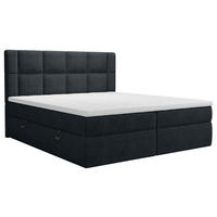 BOXBETT 180/200 cm  in Anthrazit  - Anthrazit/Schwarz, Modern, Holz/Holzwerkstoff (180/200cm) - Boxxx