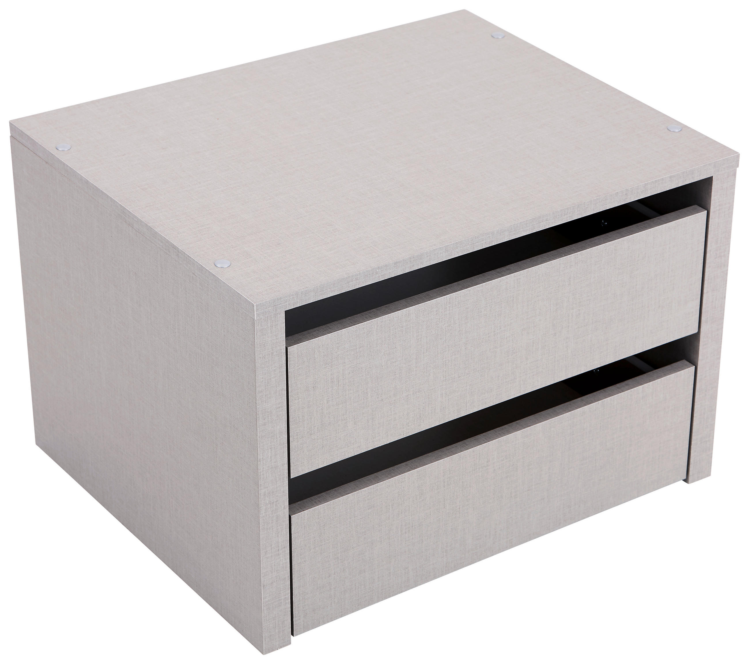FIÓKOS SZEKRÉNYBETÉT - szürke, Design, faalapú anyag (58/39/45cm) - Carryhome
