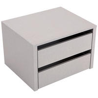 FIÓKOS SZEKRÉNYBETÉT - szürke, Design, faalapú anyag (58/39/45cm) - Carryhome