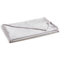 DOMÁCÍ DEKA, polyester, 140/190 cm - barvy stříbra, Konvenční, textil (140/190cm) - Novel