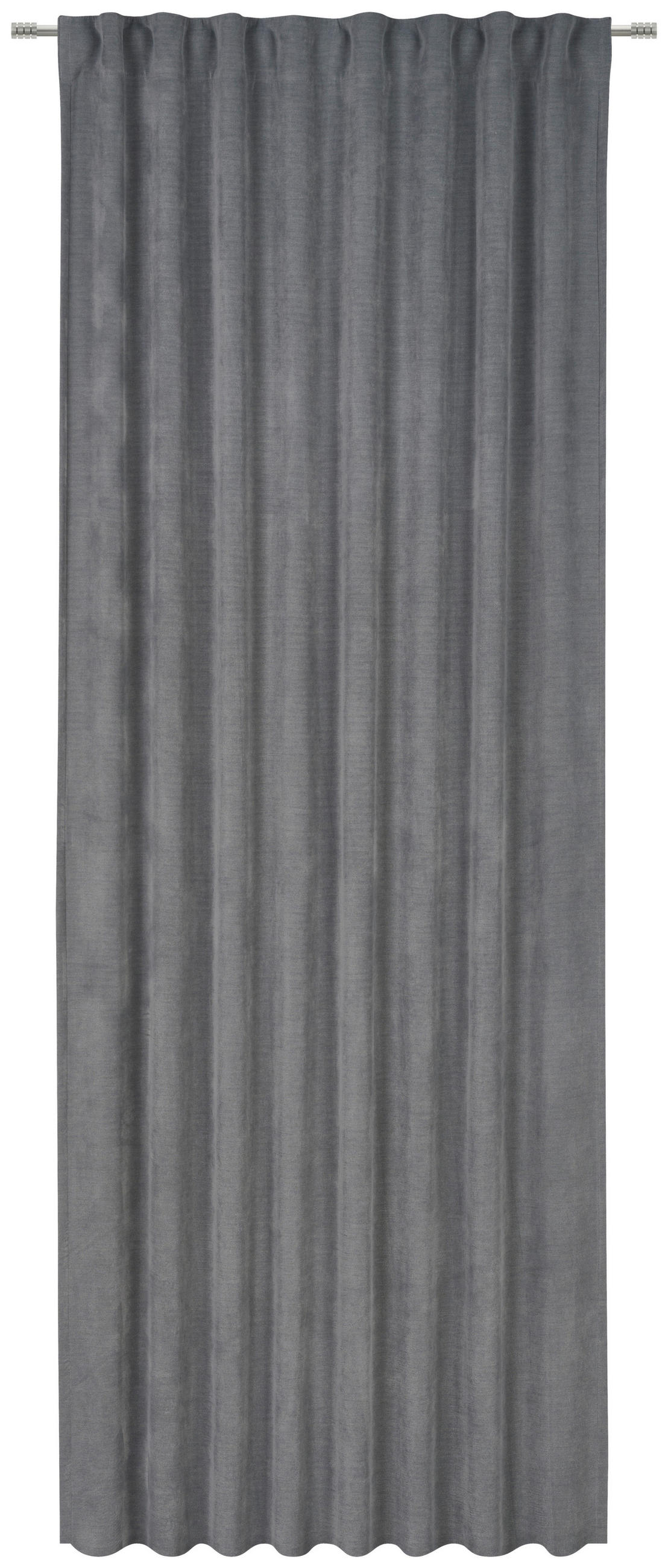 FERTIGVORHANG  black-out (lichtundurchlässig)   135/245 cm  - Anthrazit, Basics, Textil (135/245cm) - Dieter Knoll