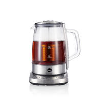 TEKOKARE - silver, Basics, metall/glas (1,25l) - Wilfa