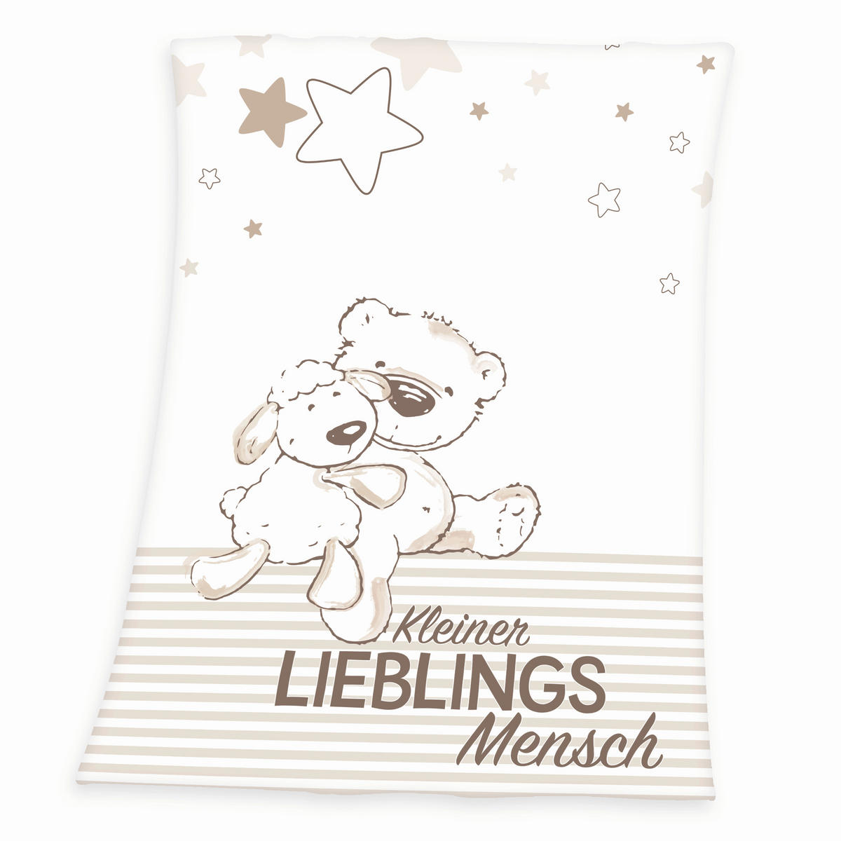 BABYDECKE 75/100 cm  - Multicolor/Weiß, Basics, Textil (75/100cm) - Herding