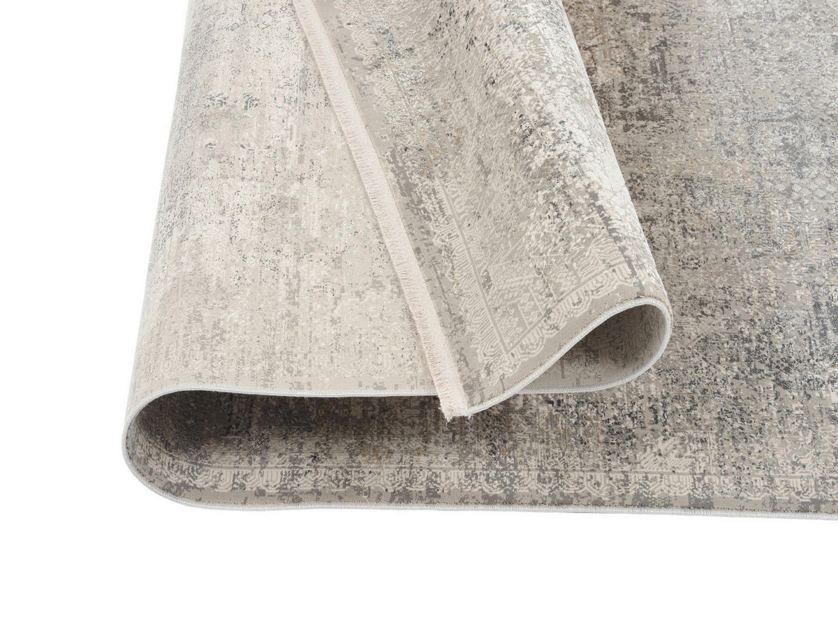 WEBTEPPICH 160/230 cm Apollo Grau, Hellgrau, Dunkelgrau  - Dunkelgrau/Hellgrau, Design, Textil (160/230cm) - Musterring