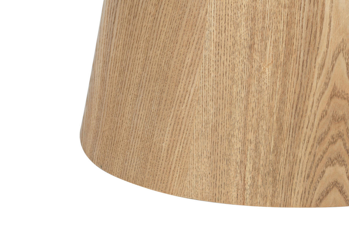 COUCHTISCH Eiche furniert oval Eichefarben  - Eichefarben, Design, Holz/Holzwerkstoff (110/40/60cm) - MID.YOU