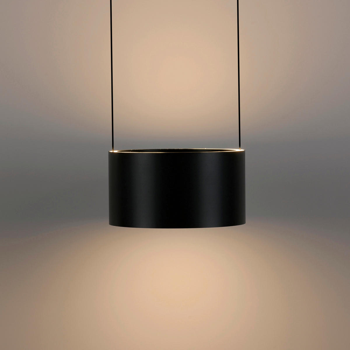 LED-HÄNGELEUCHTE 20/20/180 cm   - Grau, Design, Kunststoff/Metall (20/20/180cm) - Neuhaus PURE