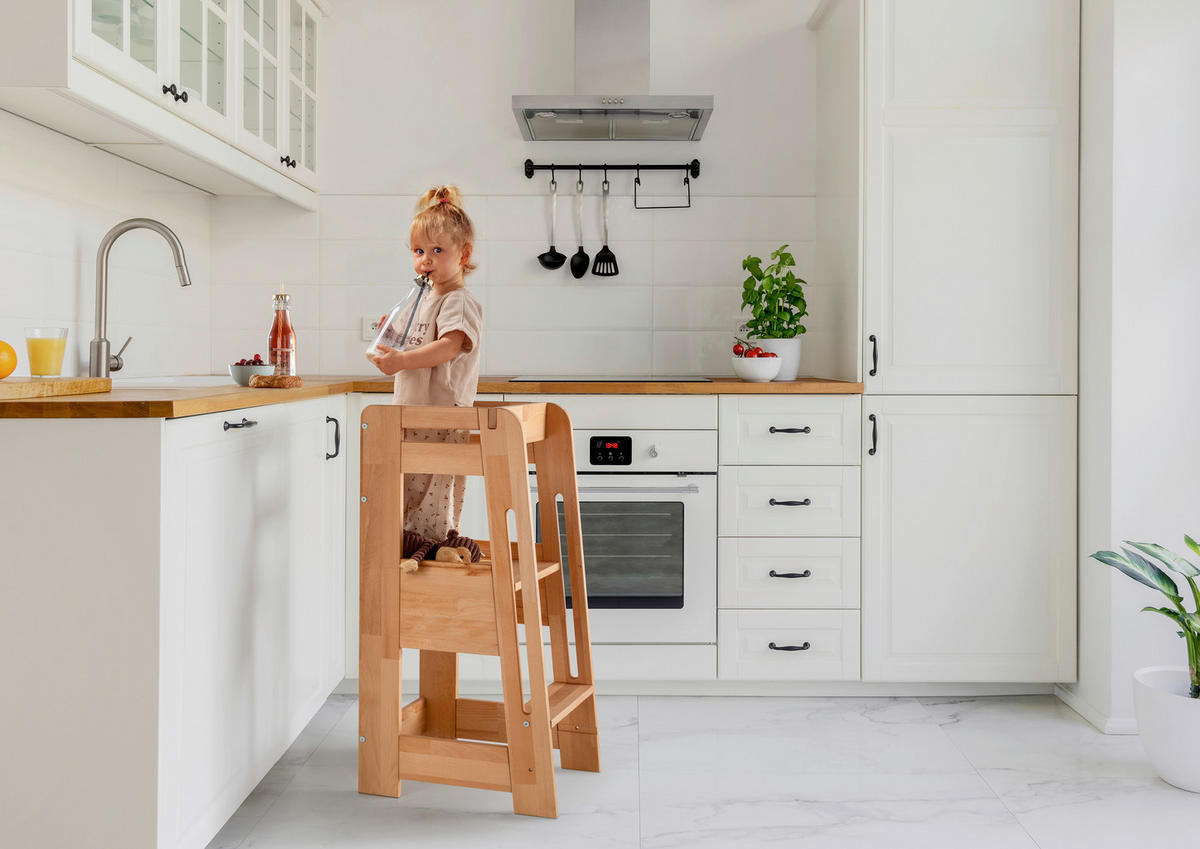 LERNTURM  - Buchefarben, LIFESTYLE, Holz (40/89/52cm) - Ben'n'jen