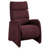 FERNSEHSESSEL in Flachgewebe Bordeaux  - Bordeaux/Alufarben, Konventionell, Textil/Metall (69/111/83cm) - Cantus
