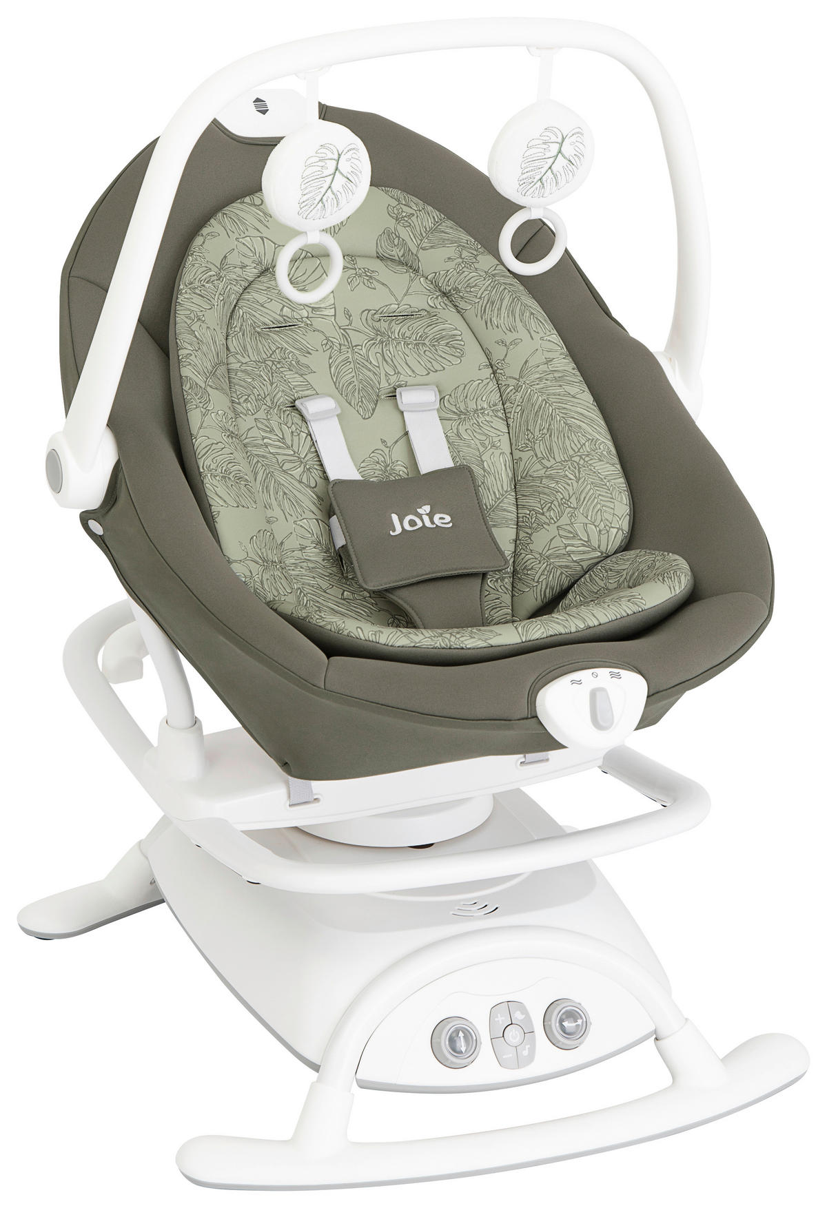 SCHAUKELWIPPE Serina 2in1  - Dunkelgrün/Salbeigrün, Basics, Textil/Metall (69/83/85cm) - Joie